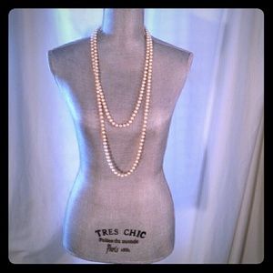 Fauz Pearls long strand
